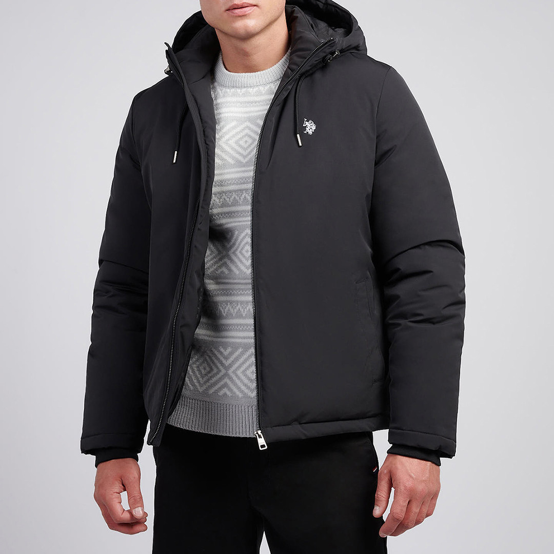 Black Smart Padded Jacket