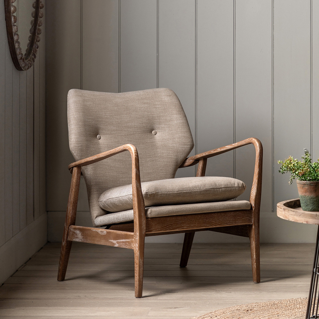 Creww Armchair Herringbone