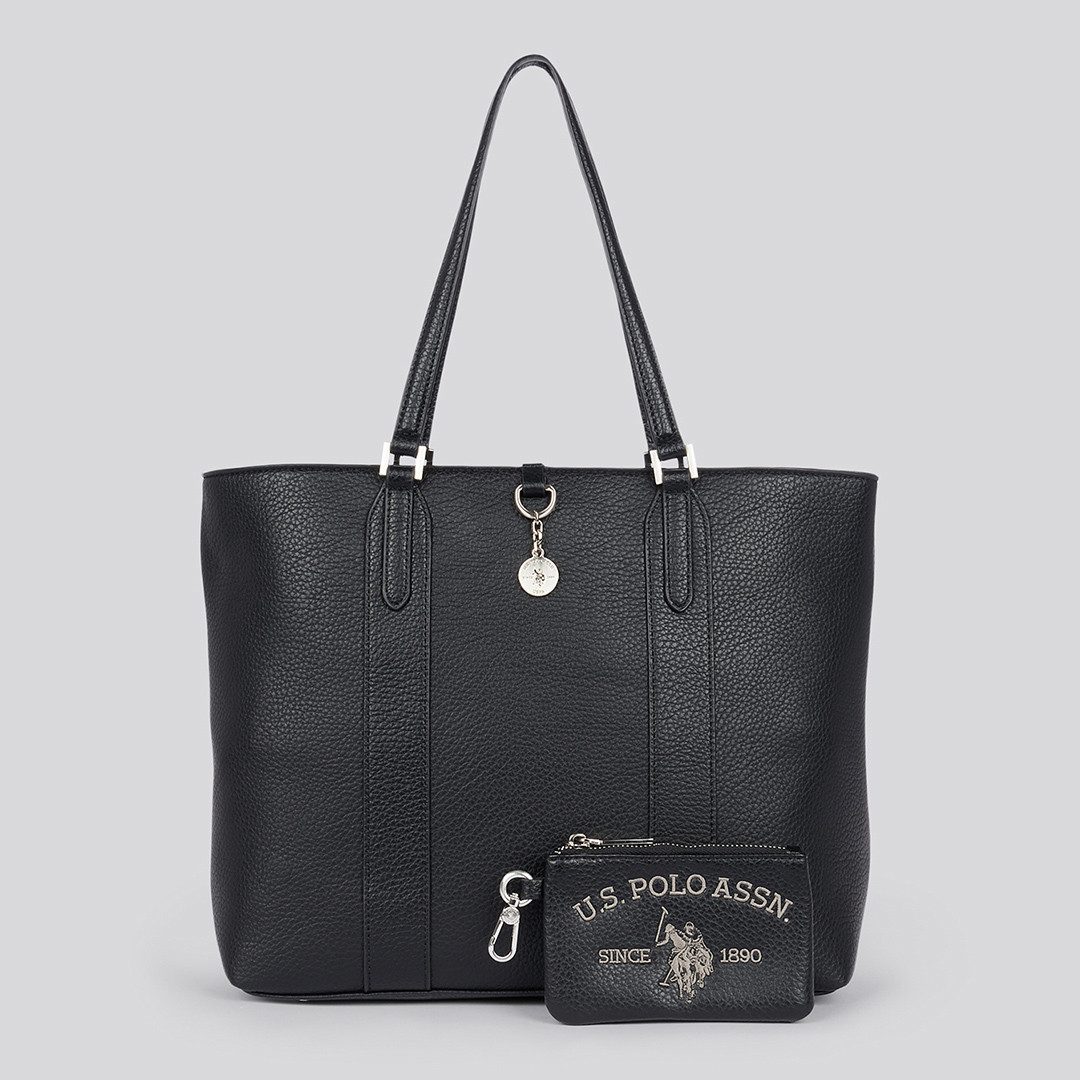 Black U.S. Polo Assn. Breezy Shopping Bag