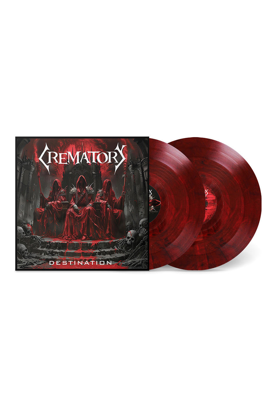 Crematory - Destination Ltd. Red/Black - Marbled 2 Vinyl