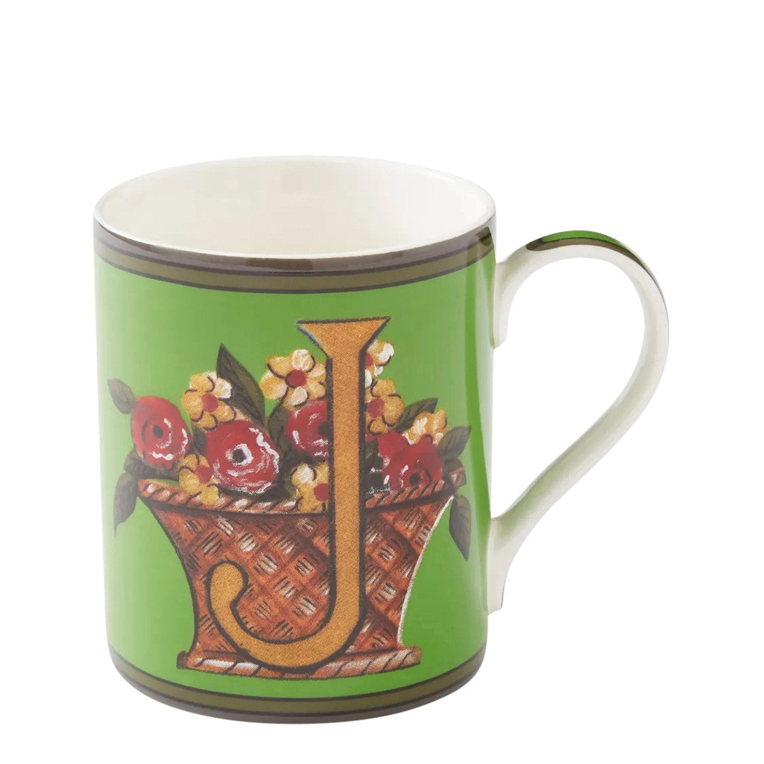 Kit Kemp Alphabet Mug - J