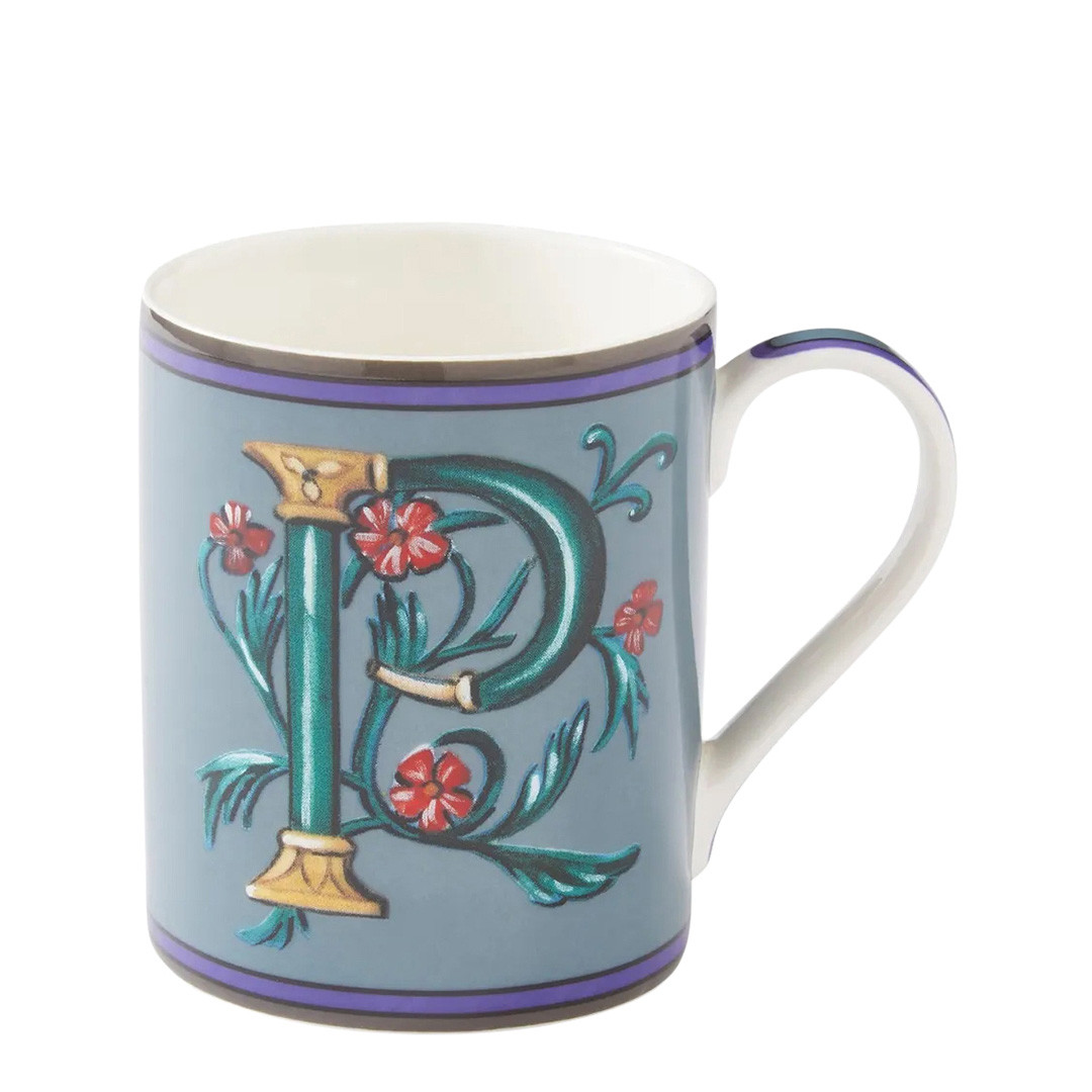 Kit Kemp Alphabet Mug - P