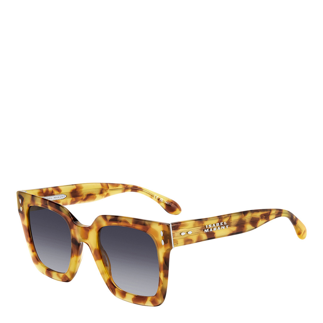 Havana Honey Square Sunglasses 51mm