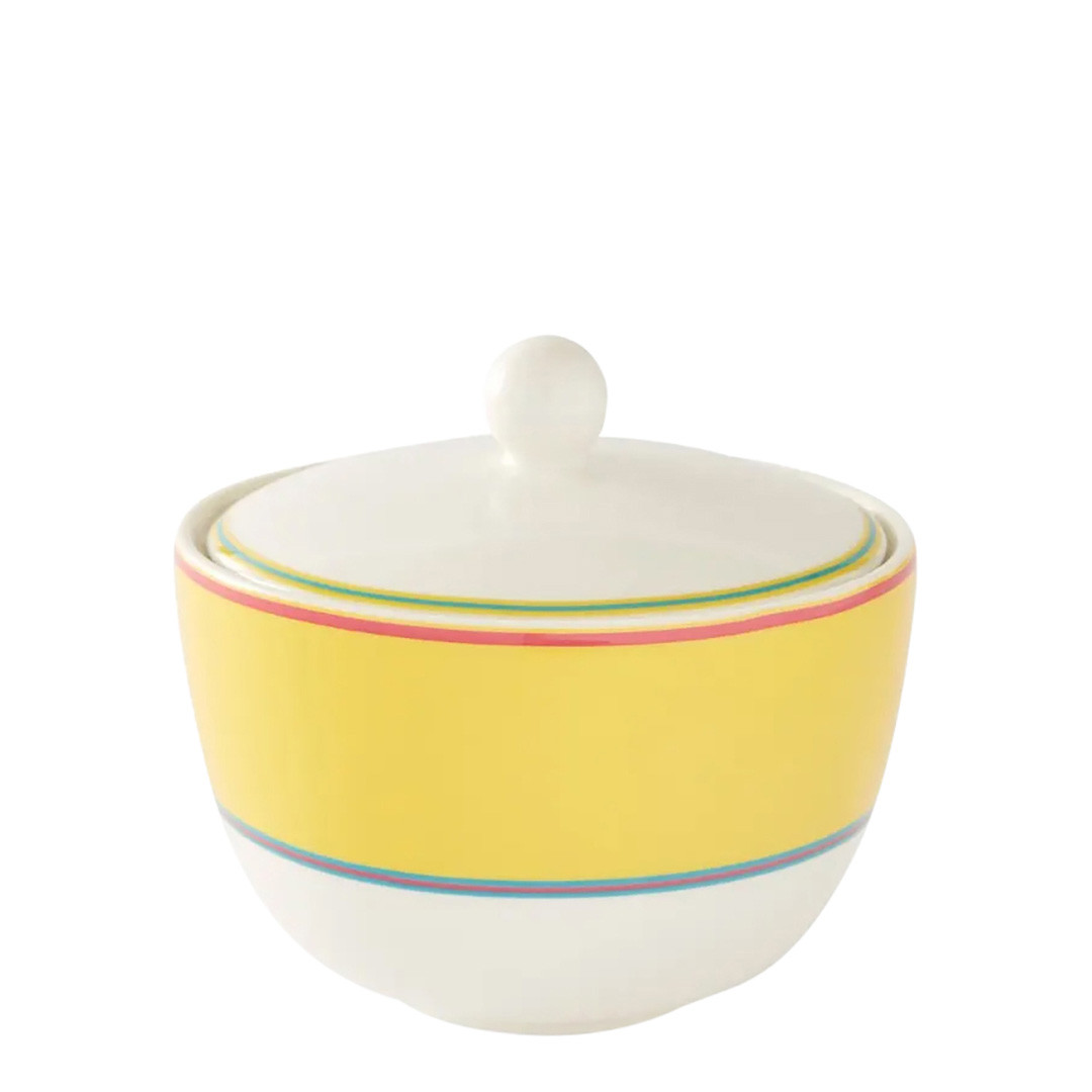 Kit Kemp Calypson Yellow Covered Sugar Bowl