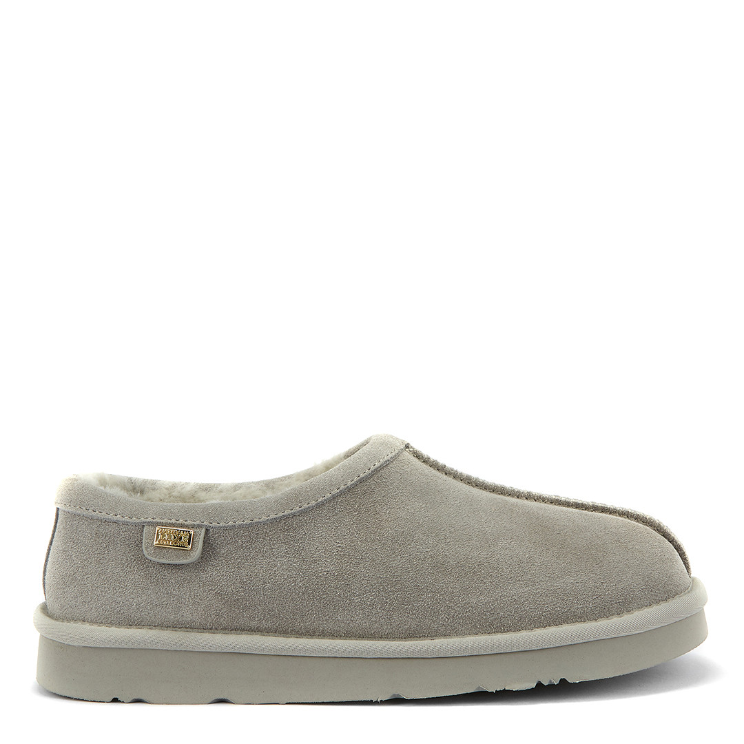 Grey Outback Suede Slippers