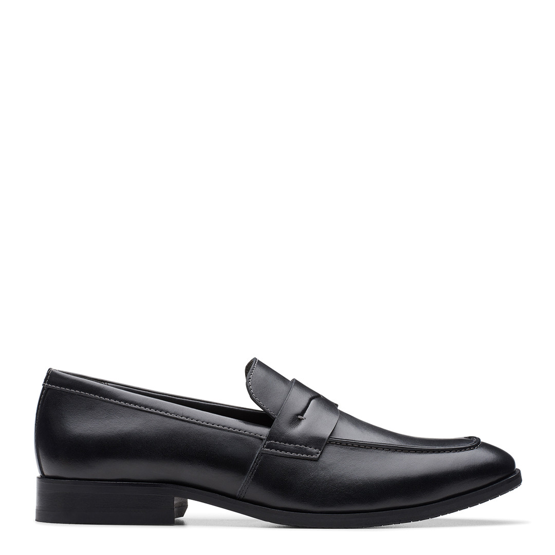 Black CraftCliftonUp Leather Loafers