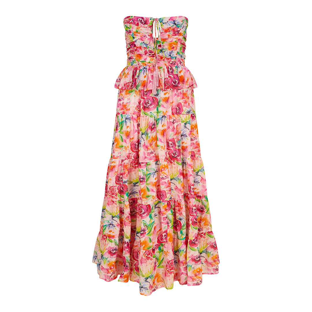 Rocky Maxi Dress Pink Tropics