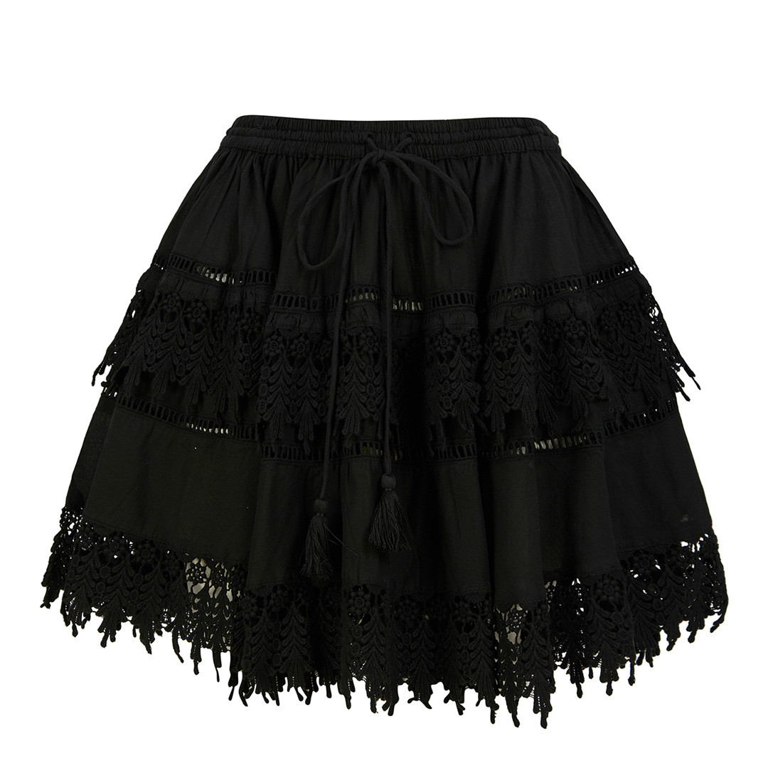 Rolo Skirt Black