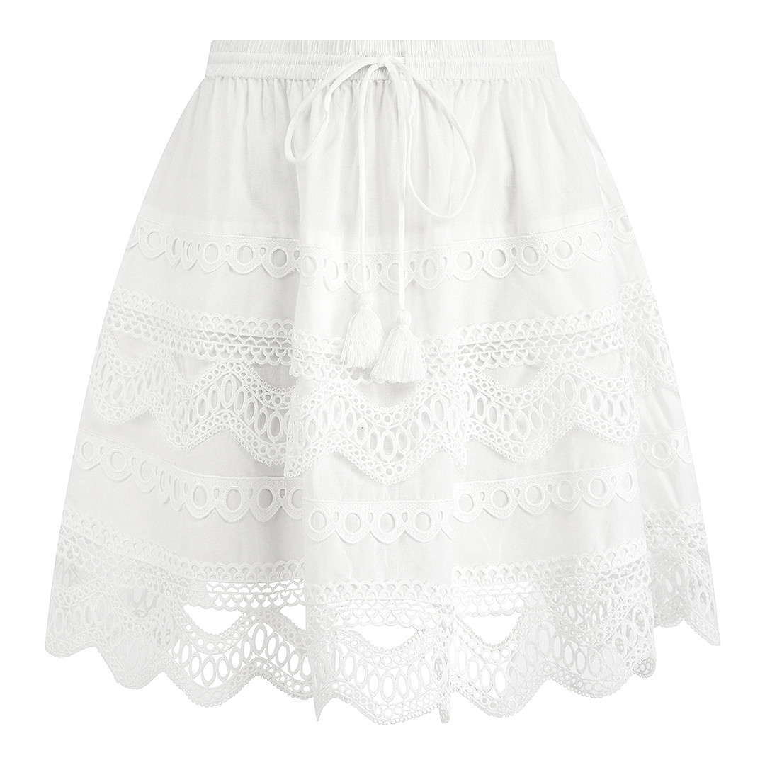 Rudy Skirt White