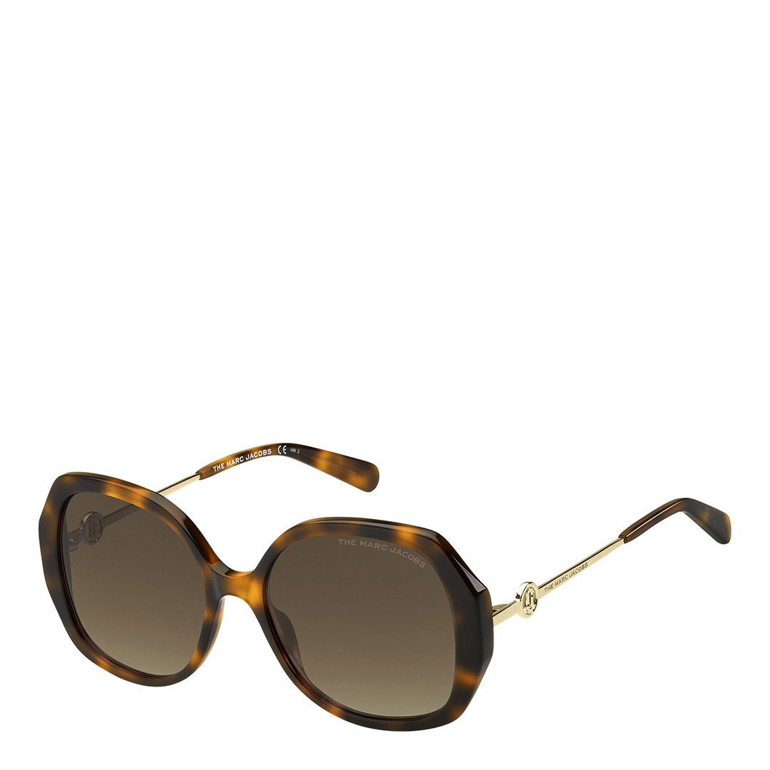 Havana Square Sunglasses 55mm