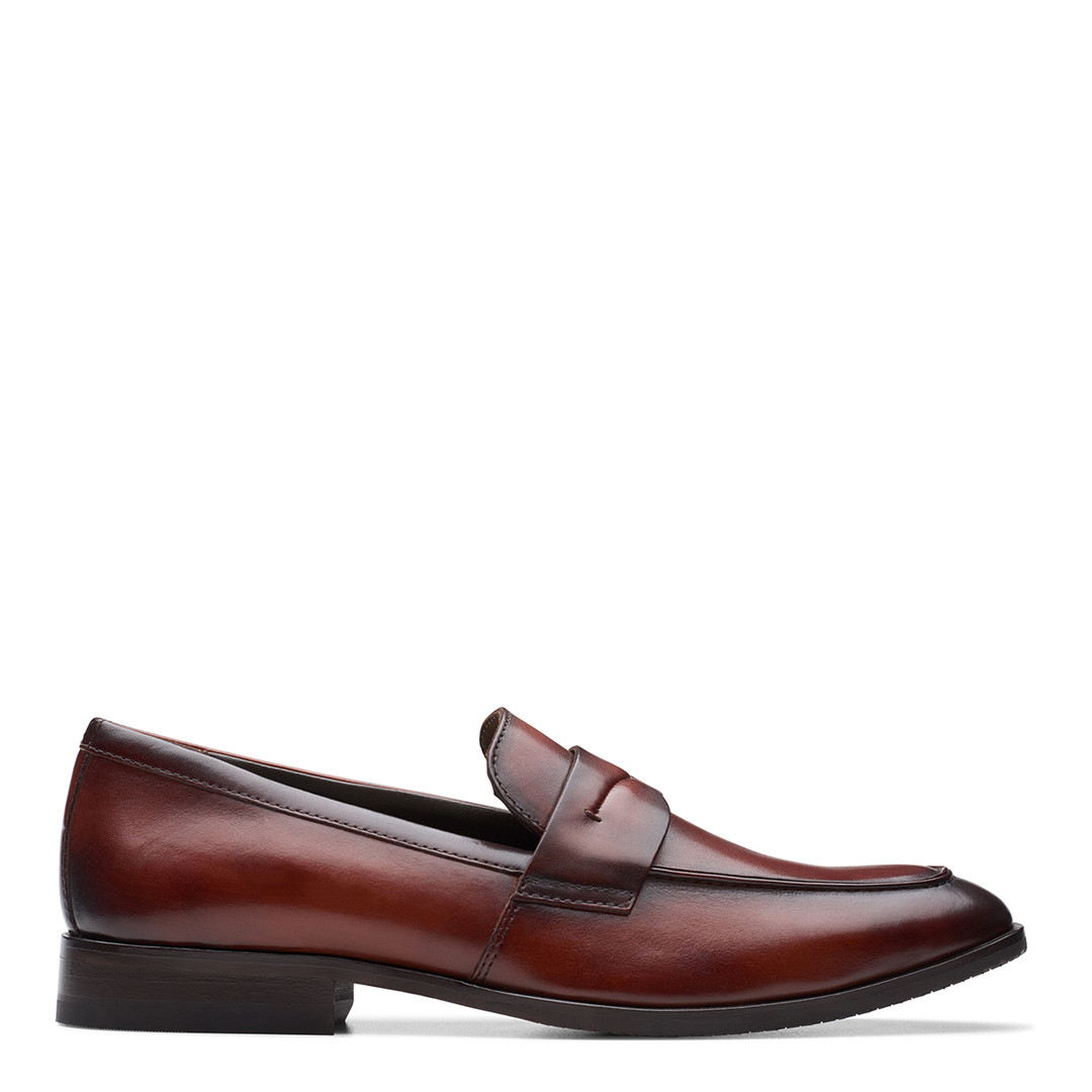 Tan CraftCliftonUp Leather Loafers