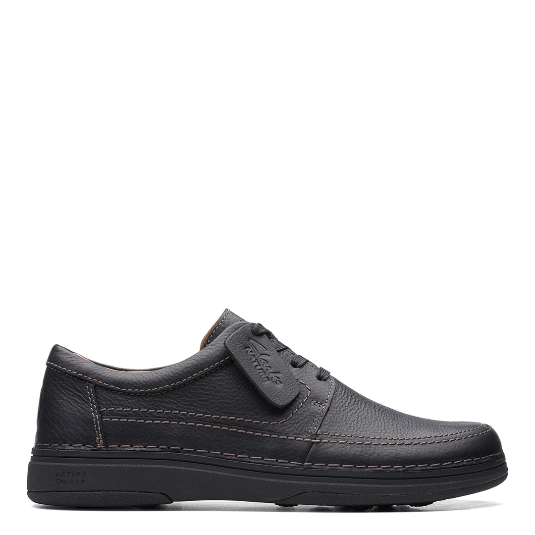 Black Nature 5 Lo Leather Wide Casual Shoes