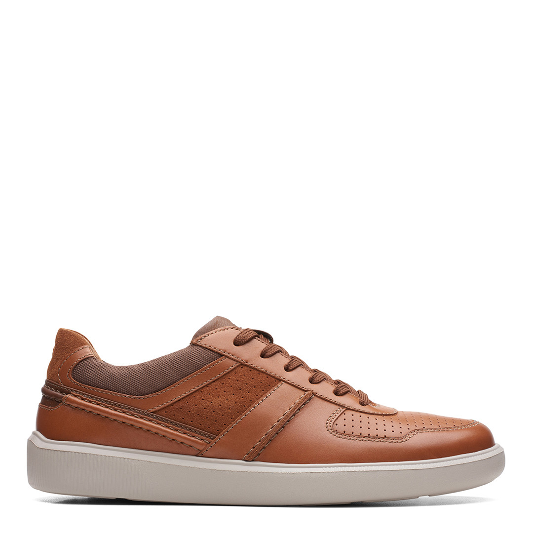 Tan Cambro Race Leather Trainers