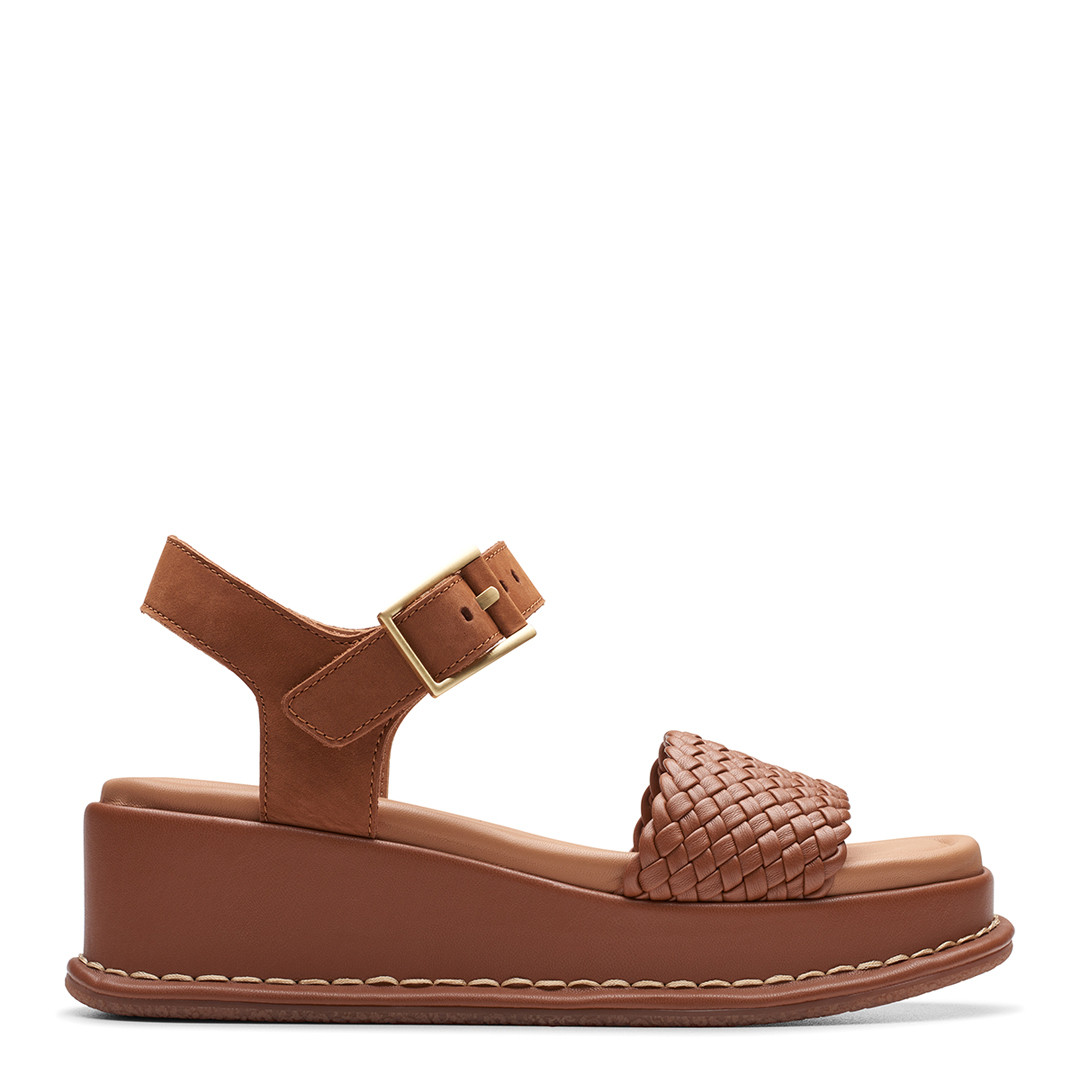 Tan Kimmei Bay Wedge Sandals