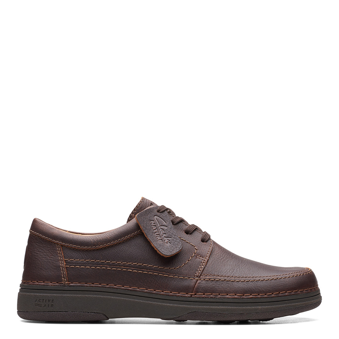 Dark Brown Nature 5 Lo Leather Wide Casual Shoes