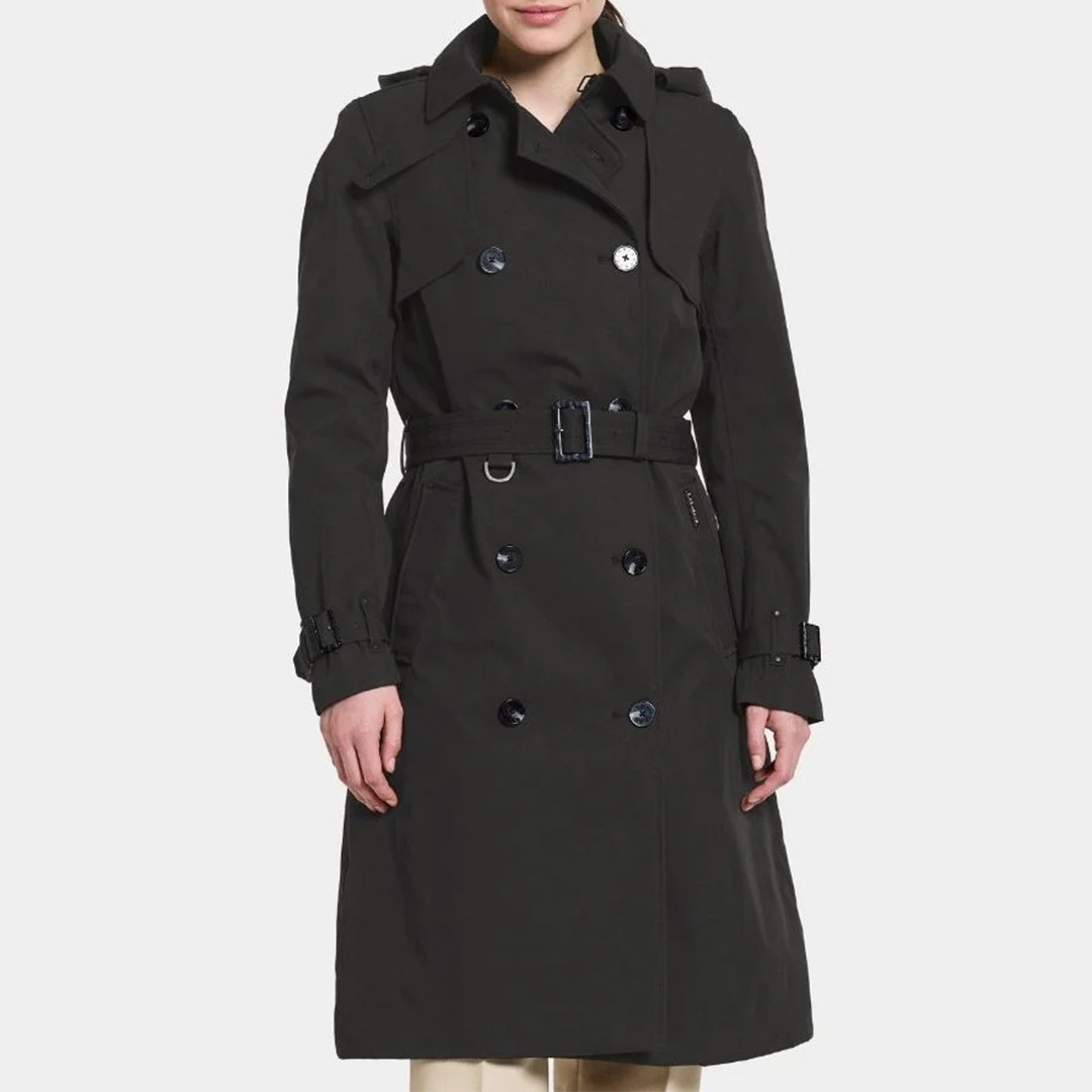 Black Desire Trench Parka