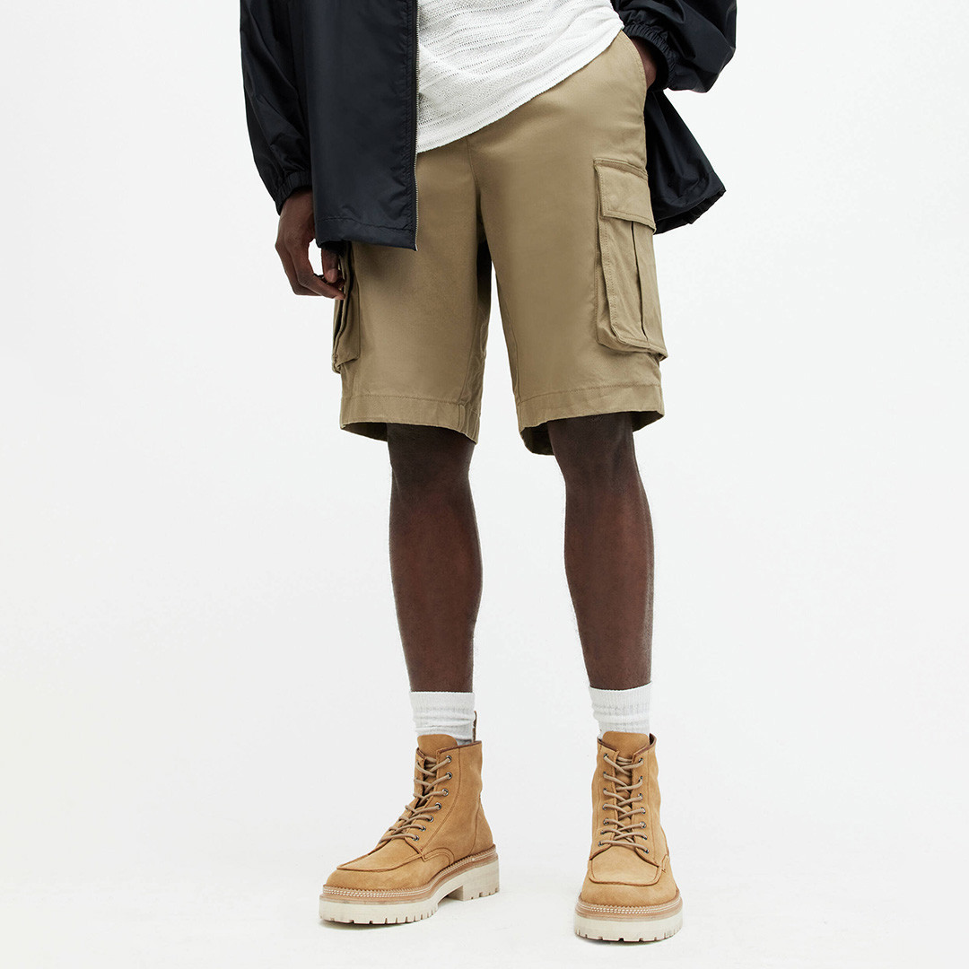 Beige Slane Cargo Shorts