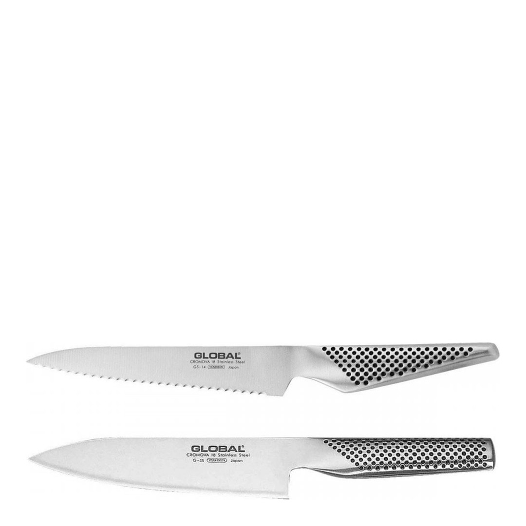 Global 2 Piece Knife Set (G-58 GS-14)