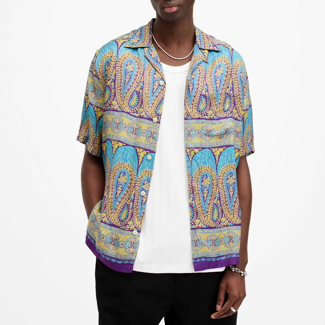 Blue Pennard Graphic Short Sleeve Shirt