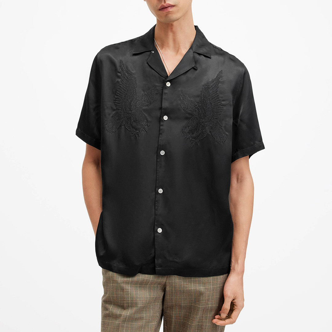 Black Access Short Sleeve Shirt