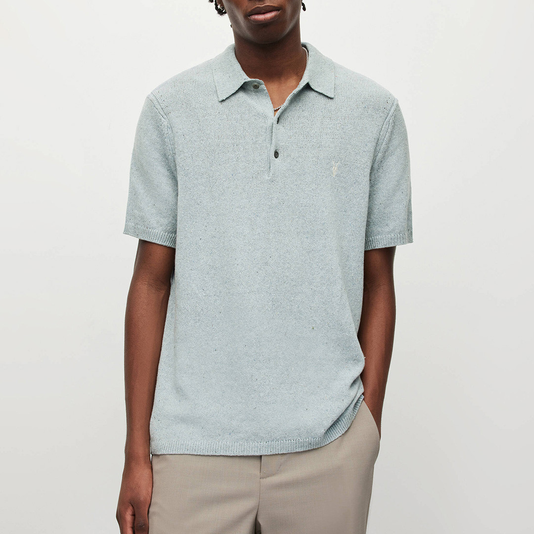 Blue Brice Short Sleeve Polo Shirt