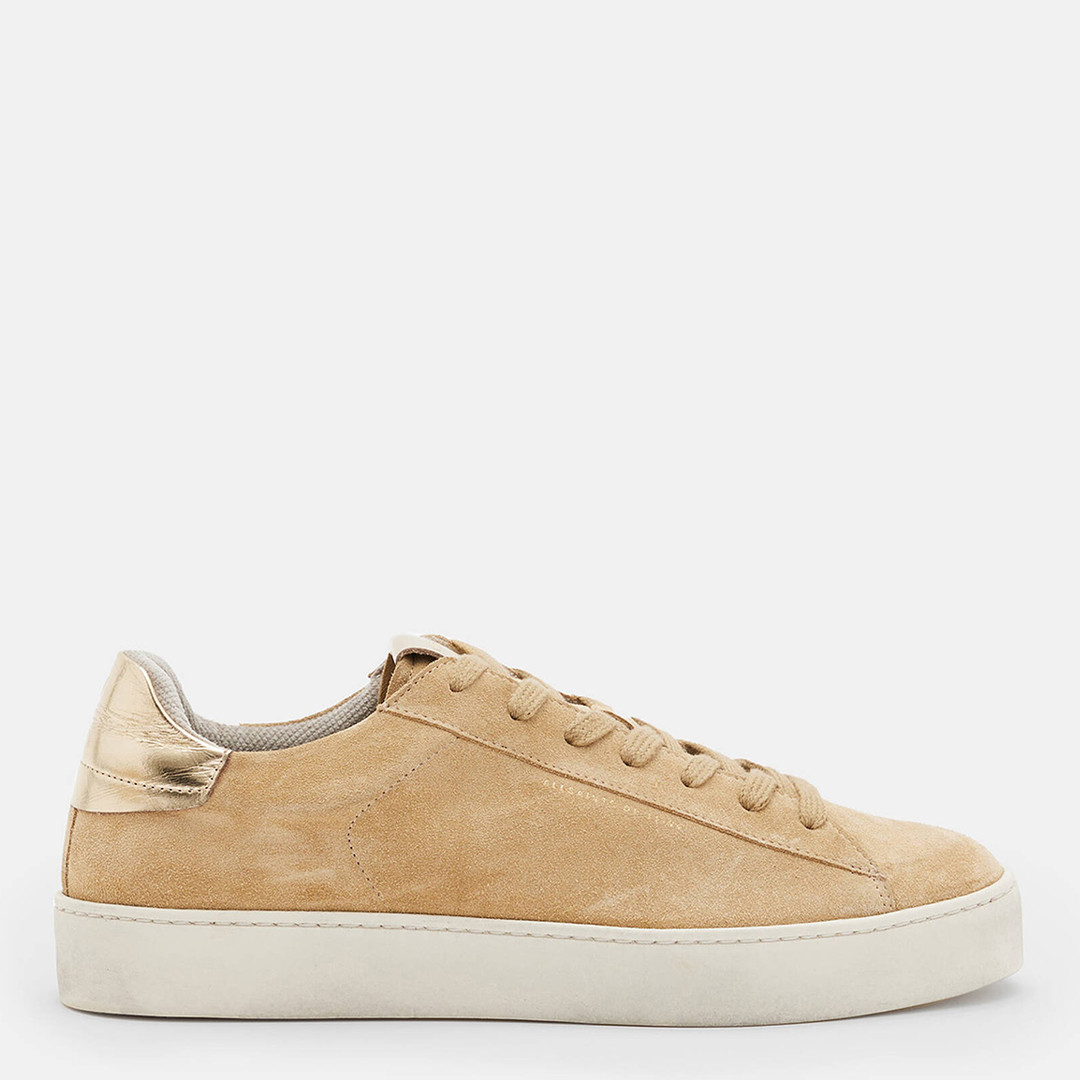 Beige Shana Suede Trainers