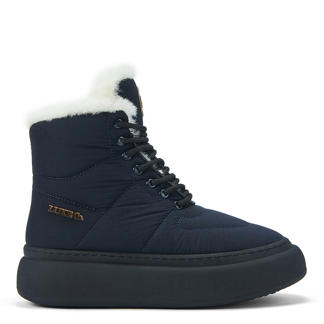 Navy Phoenix Sheepskin Boot