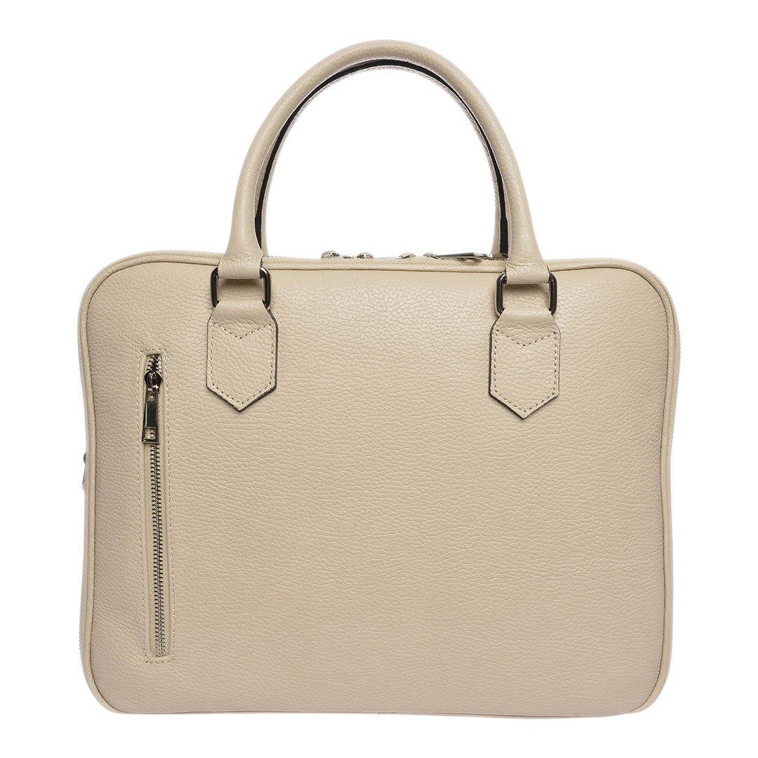 Beige Laptop bag