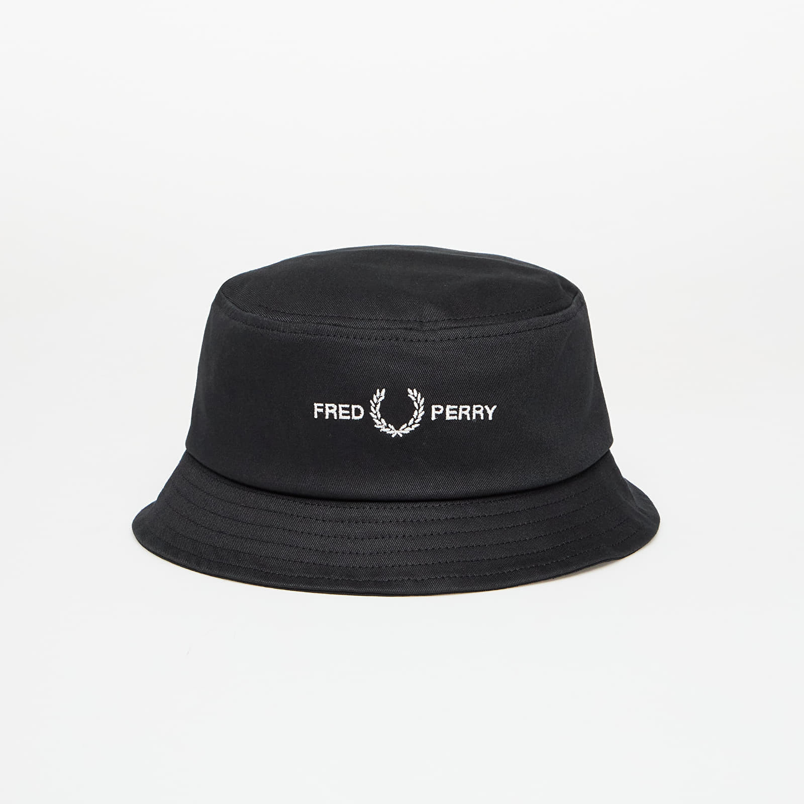 FRED PERRY Flp Twill Bucket Hat Black S