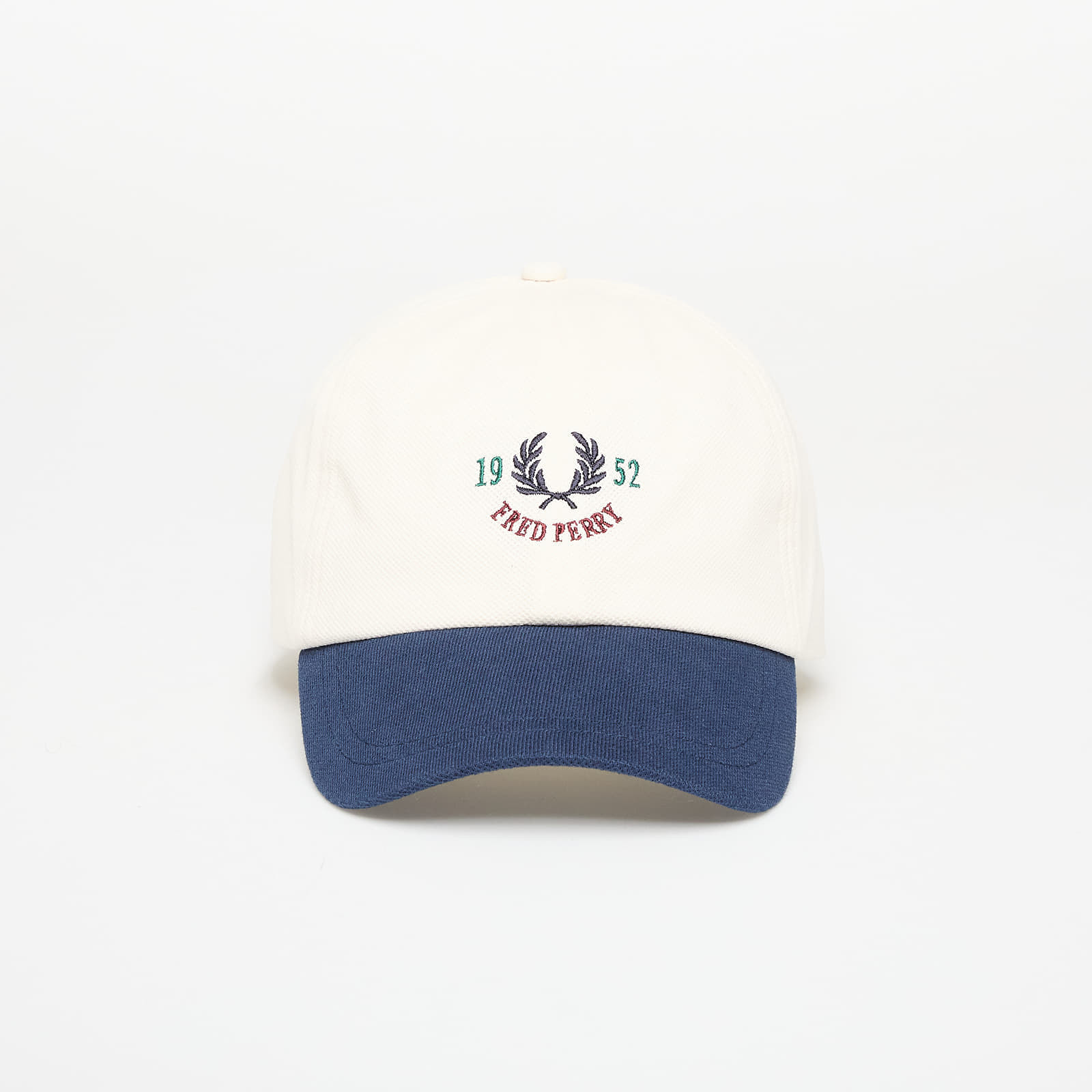 Cap FRED PERRY 1952 Graphic Pique Cap Ecru Universal