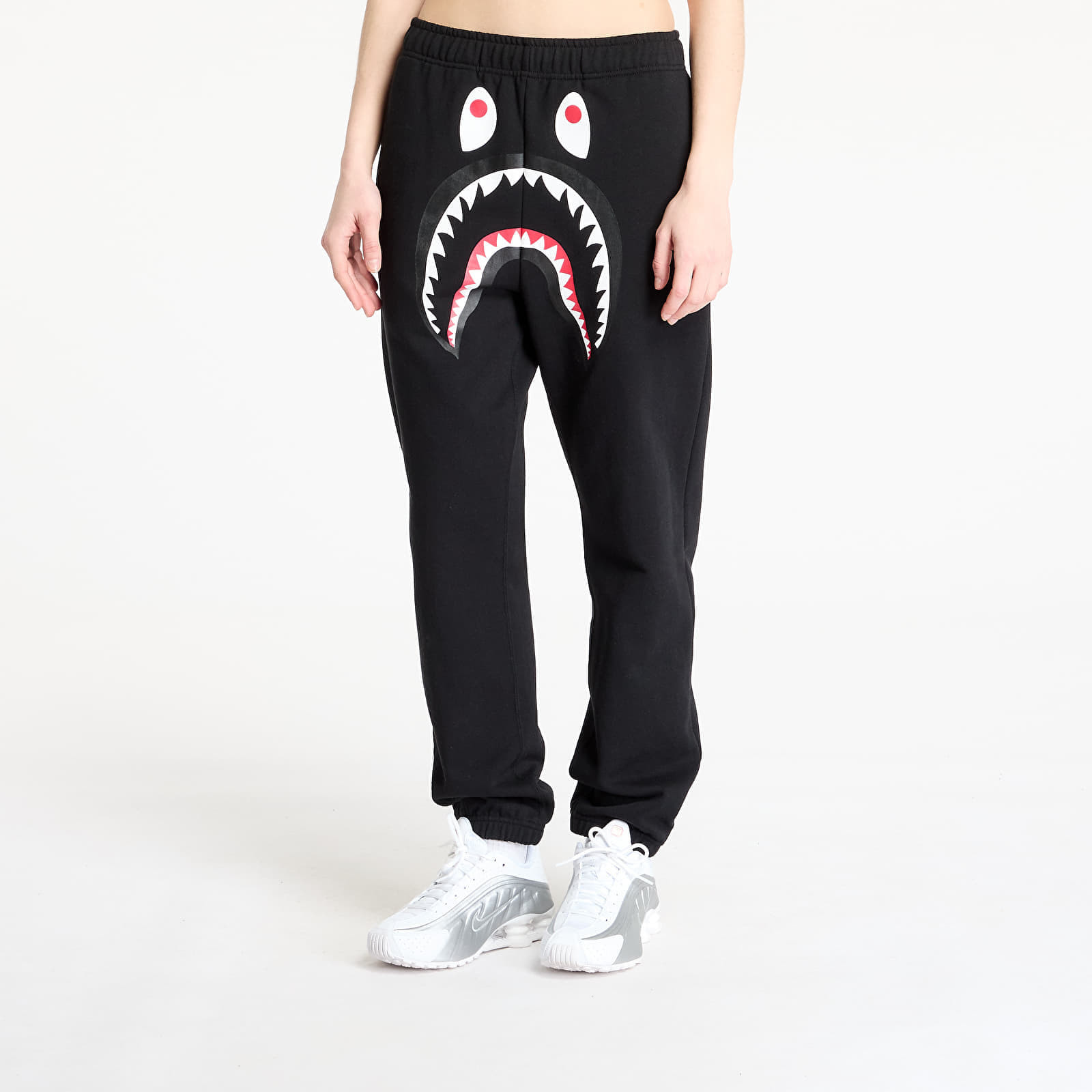 A BATHING APE Shark Regular Fit Sweat Pants UNISEX Black M