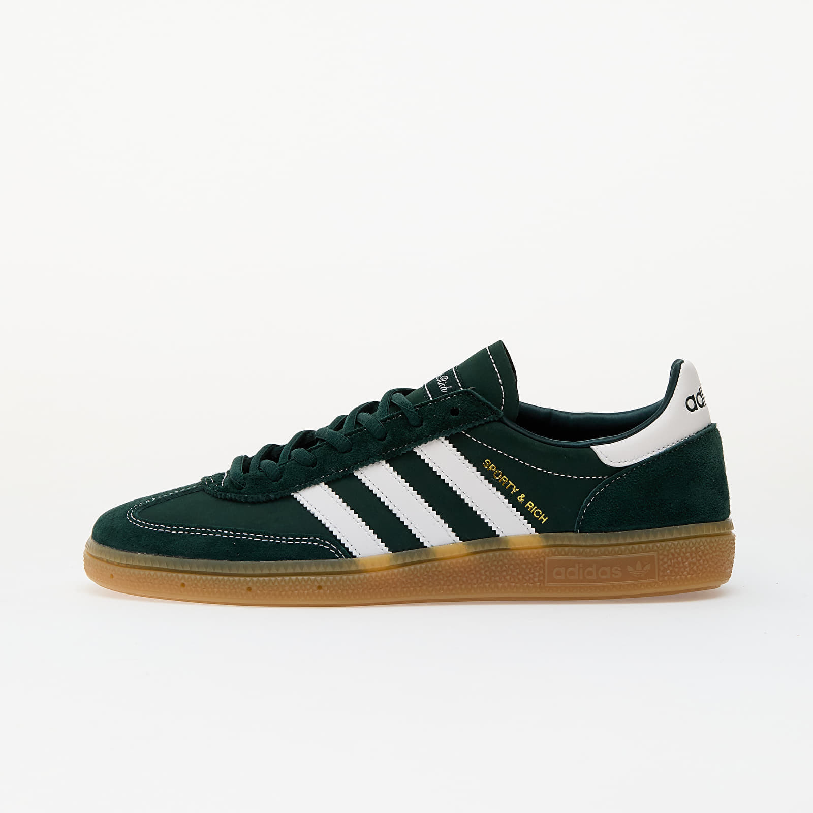 Sneakers adidas Handball Spezial Sr Dark Green/ Ftw White/ Gum UK 3.5