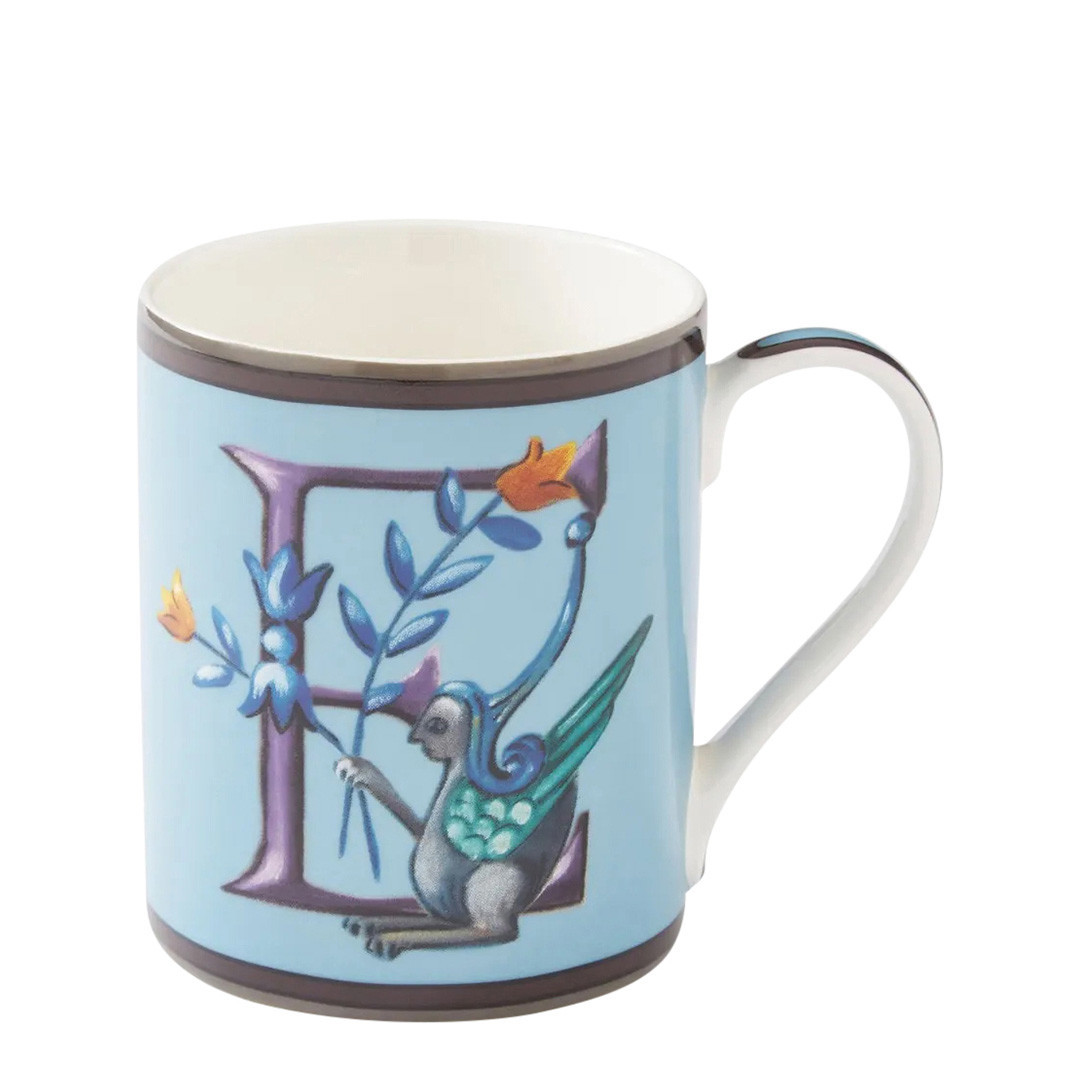 Kit Kemp Alphabet Mug - E