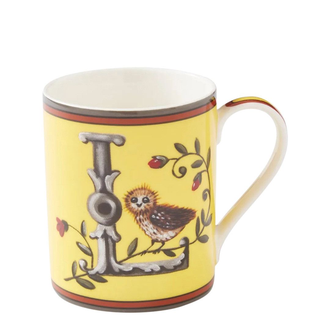 Kit Kemp Alphabet Mug - L