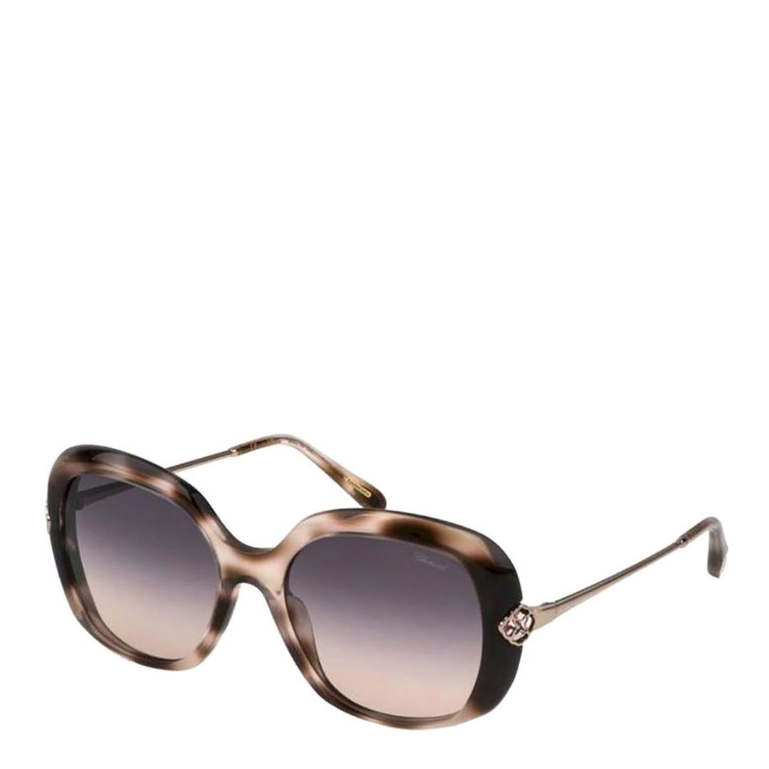 Havana/Pink Chopard Women's Sunglasses 57mm