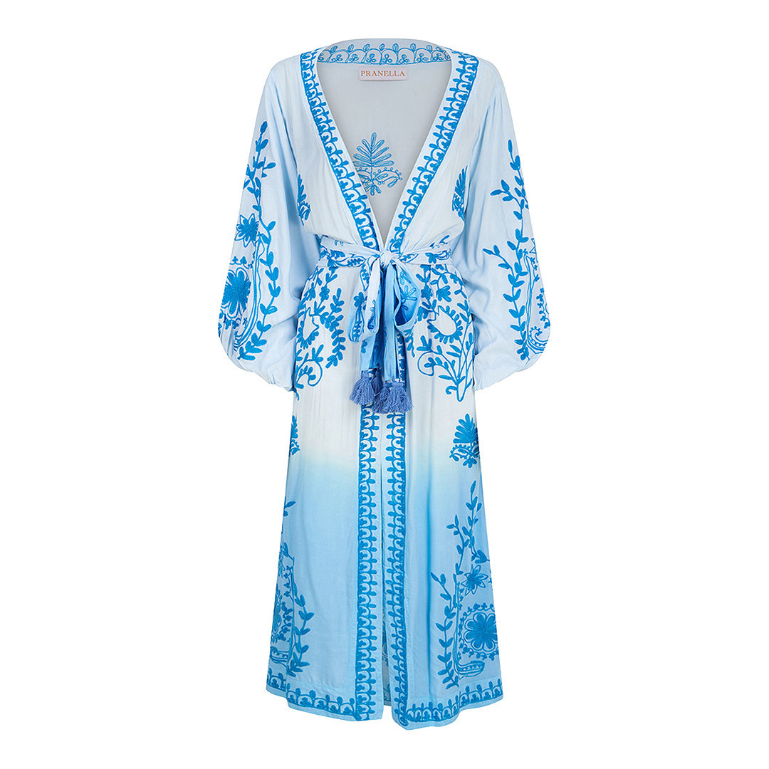 Night Kimono China Blue Ombre