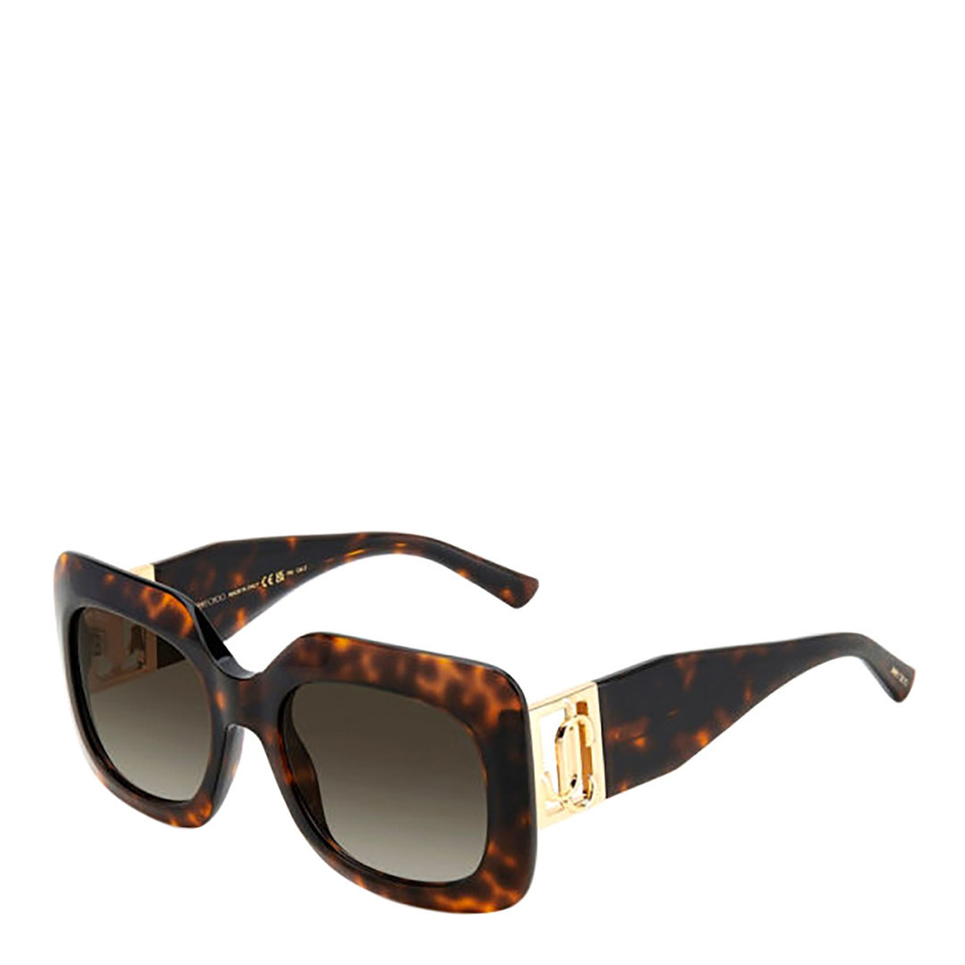 Havana/Brown Jimmy Choo Women's Sunglasses 54mm