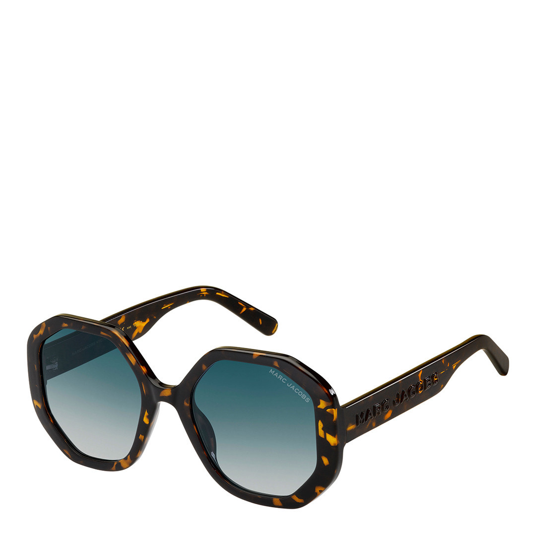 Havana Round Geometrical Sunglasses 53mm