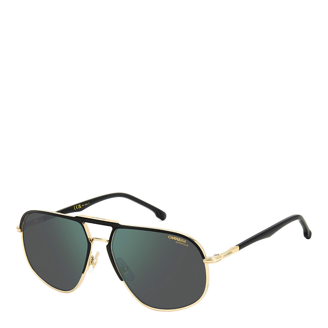 Black Gold Navigator Sunglasses 60mm