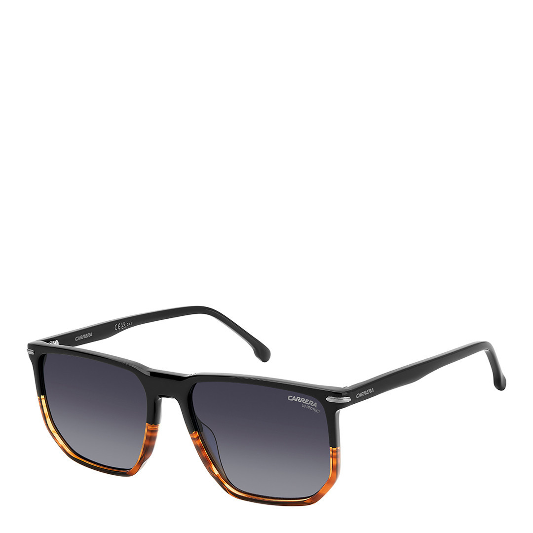 Black Havana Rectangular Geometrical Sunglasses 58mm