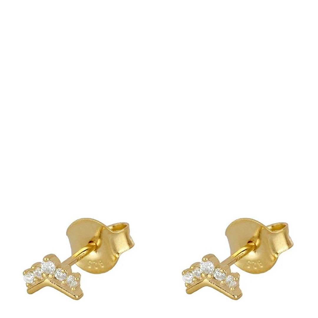 Gold Stud Design Earrings