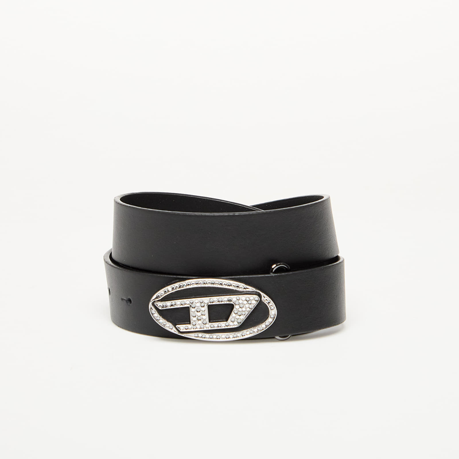 Belt Diesel Oval D Logo B-1Dr-Layer Strass Black 90