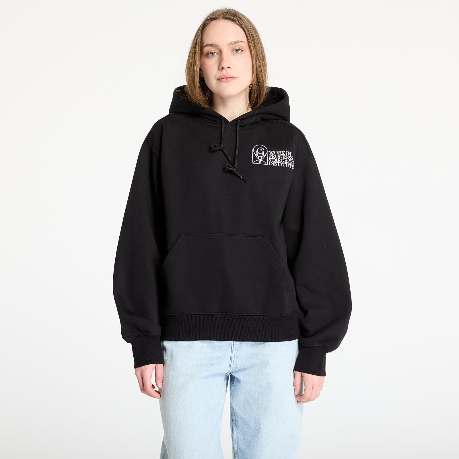 Sweatshirt Carhartt WIP Hooded Stargazer Sweat UNISEX Black/ White M