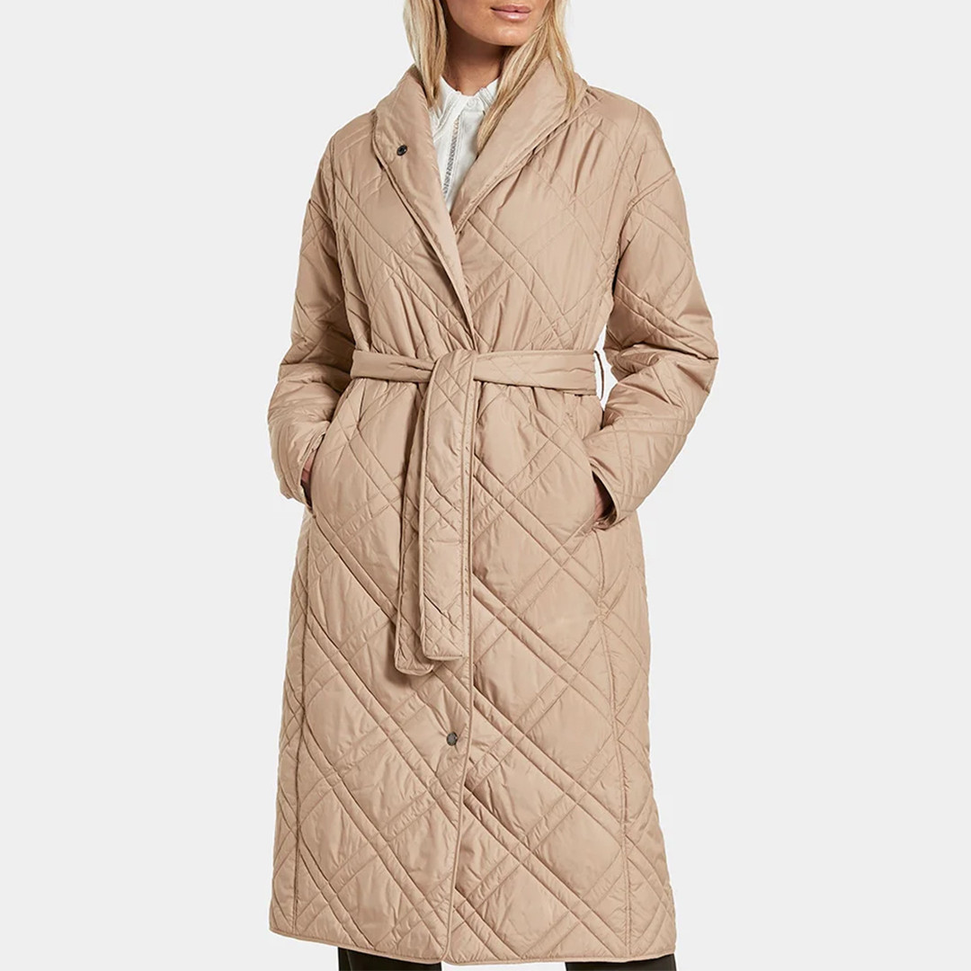 Beige Freja Oversized Long Coat