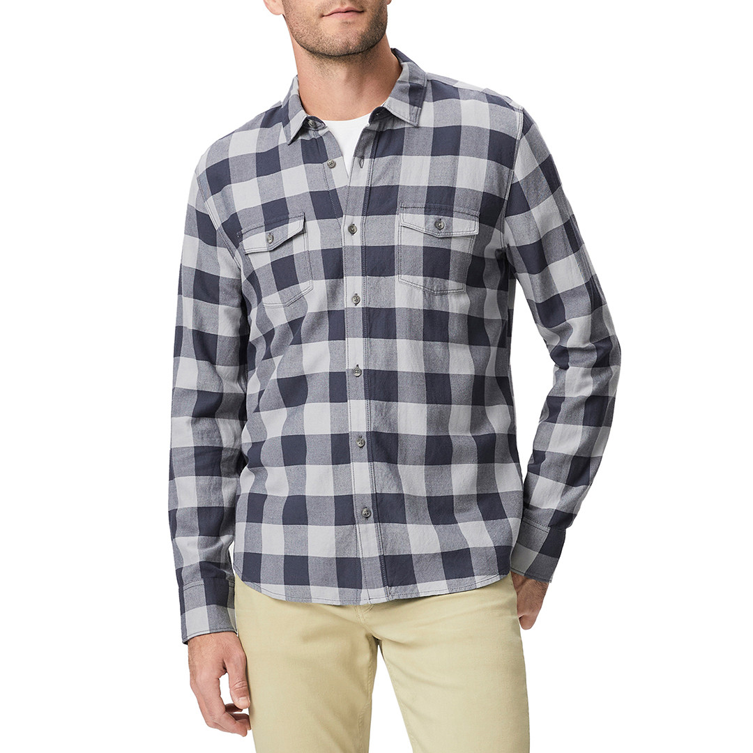 Navy/Grey Check Everett Shirt