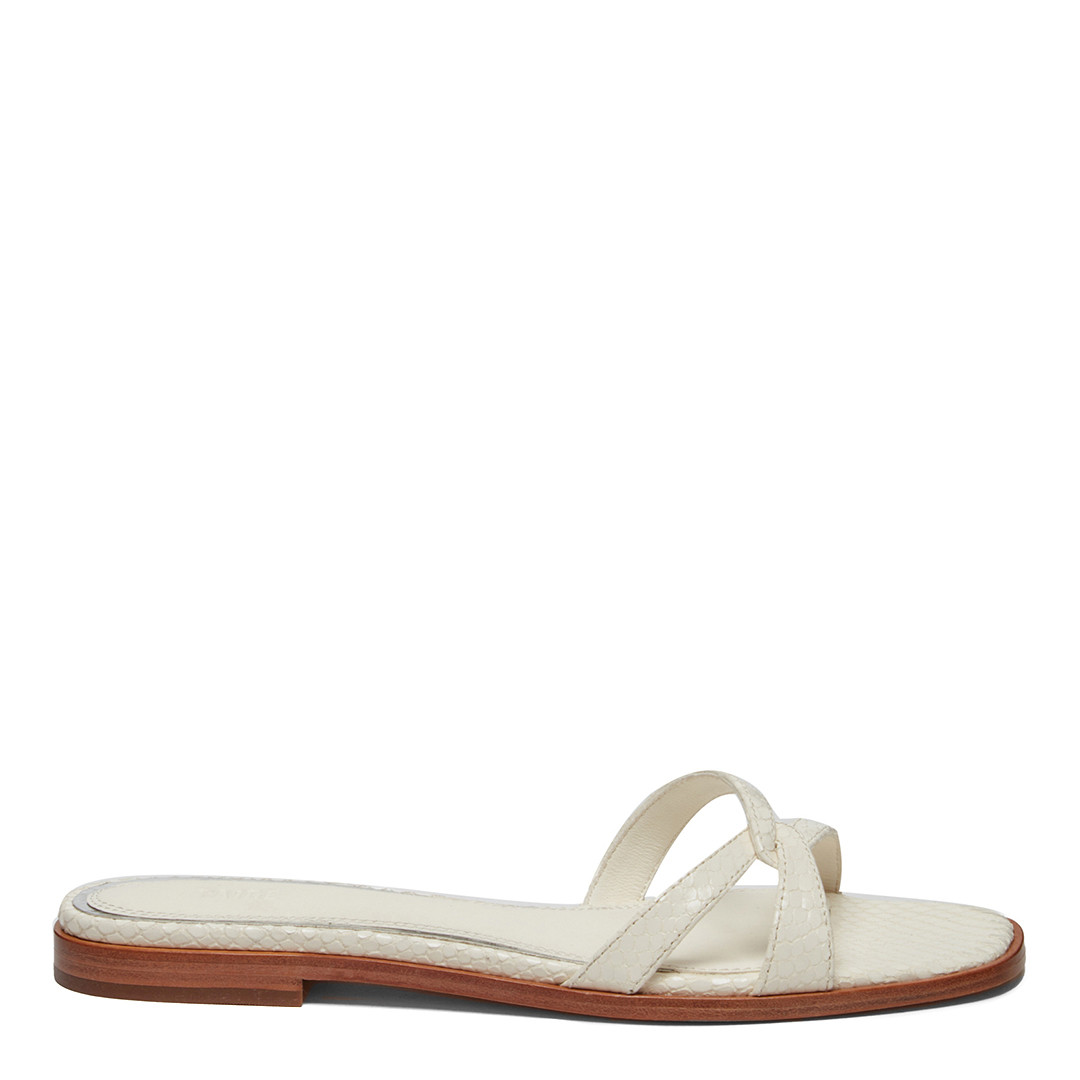 Ivory Toby Flat Sandal