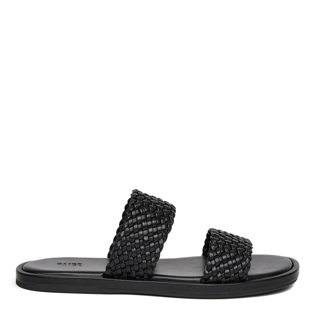 Black Dakota Flat Sandal