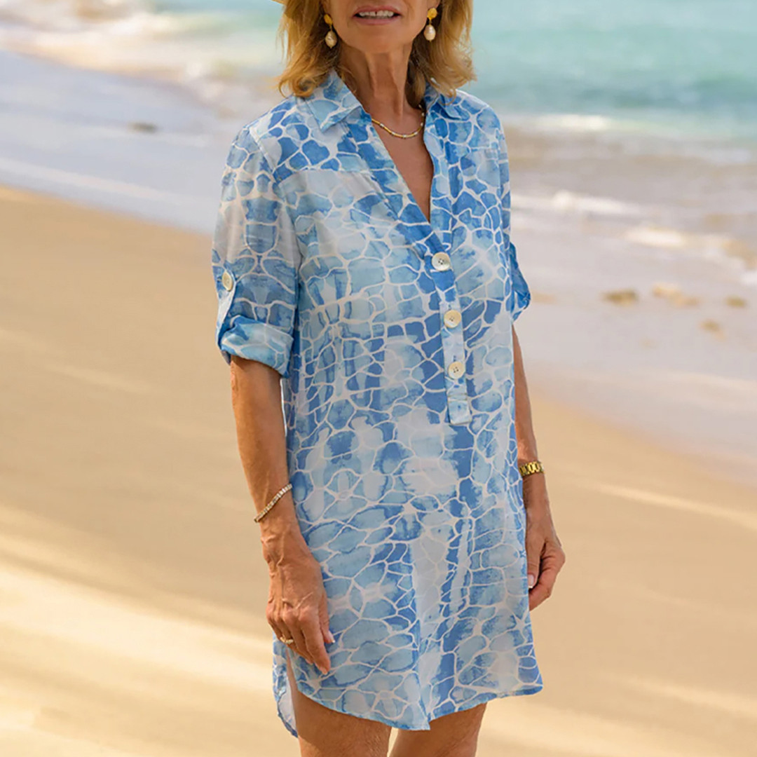 Blue Pebbles Beach Shirt