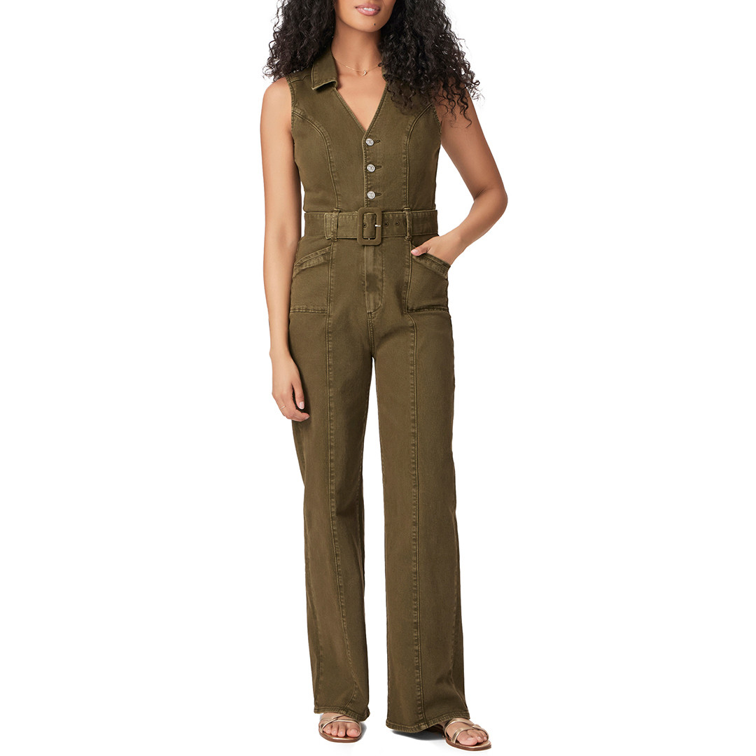 Khaki Sasha Utility Jumpsuit