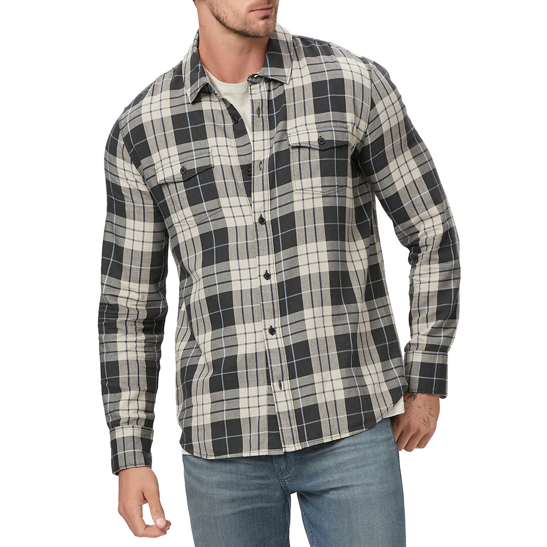 Black/Grey Check Everett Shirt